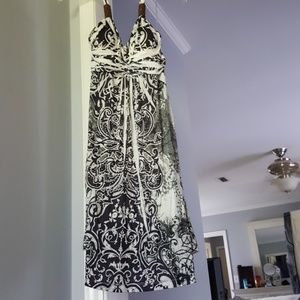 Silky Summer Halter Dress